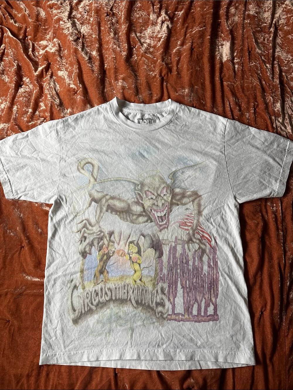 Travis Scott Utopia Circus Maximus 2023 Tour III Tee White